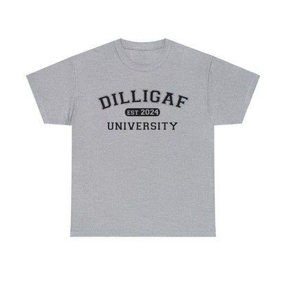 DILLIGAF University Unisex Heavy Cotton Tee