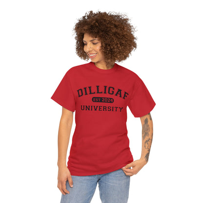 DILLIGAF University Unisex Heavy Cotton Tee