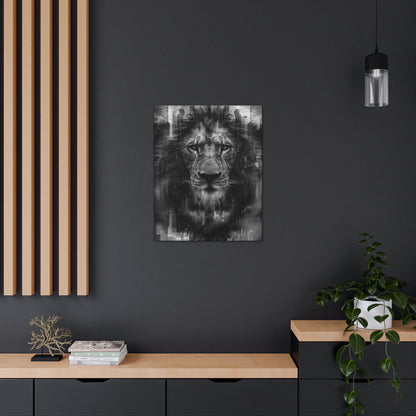 "King of the City" Canvas Gallery Wrap (Black and White)