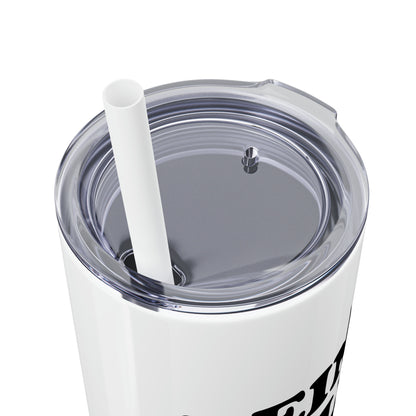 Being Delulu Skinny Tumbler with Straw, 20oz