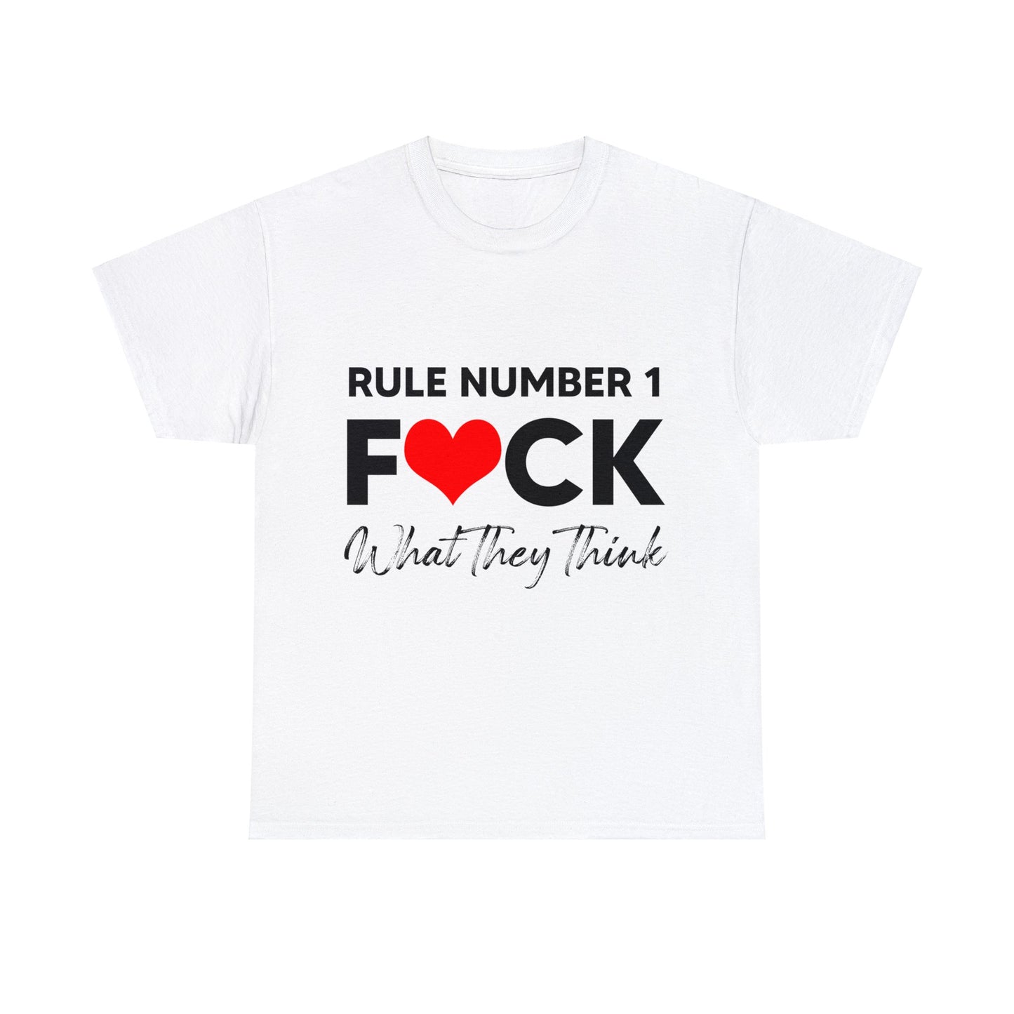 "Rule Number 1..." Unisex Heavy Cotton Tee