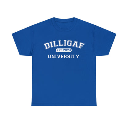 DILLIGAF University Unisex Heavy Cotton Tee