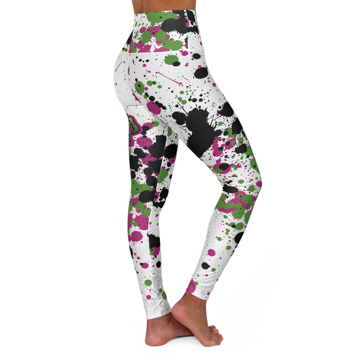 Uckfay Hu$tle Culture High Waisted Yoga Leggings