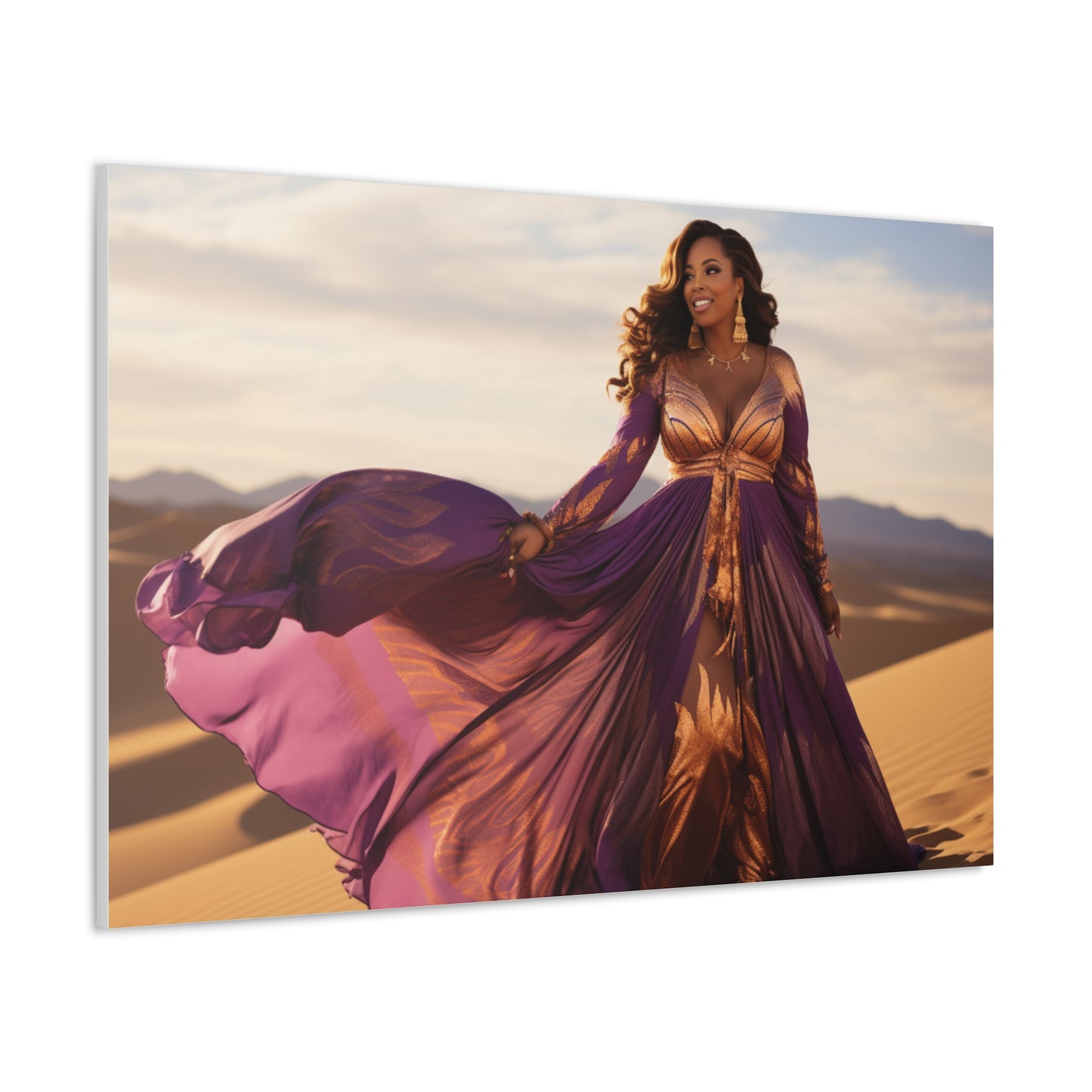 "Royal African Queen" Canvas Gallery Wrap