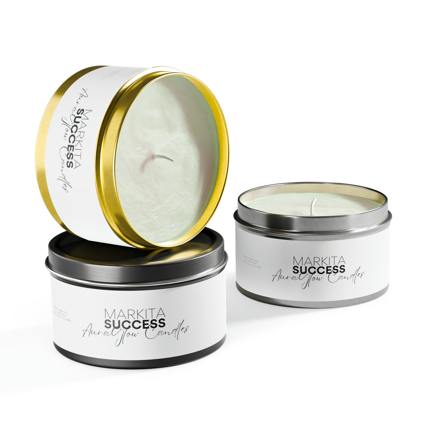 Markita Success AuroGlow Candles (White Label)