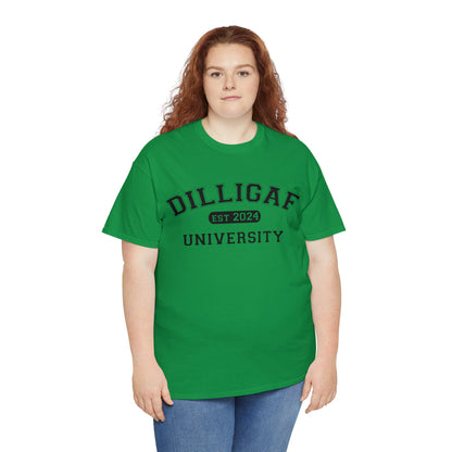 DILLIGAF University Unisex Heavy Cotton Tee