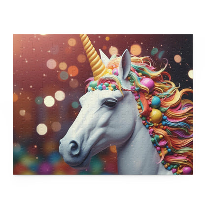 Radiant Rainbow Unicorn Puzzle (120, 252, 500-Piece)