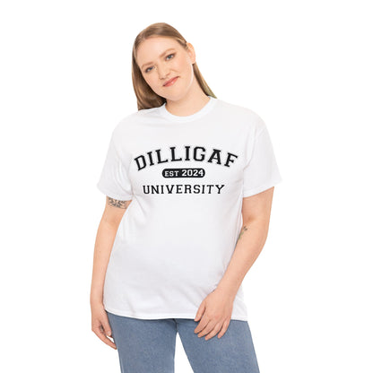 DILLIGAF University Unisex Heavy Cotton Tee