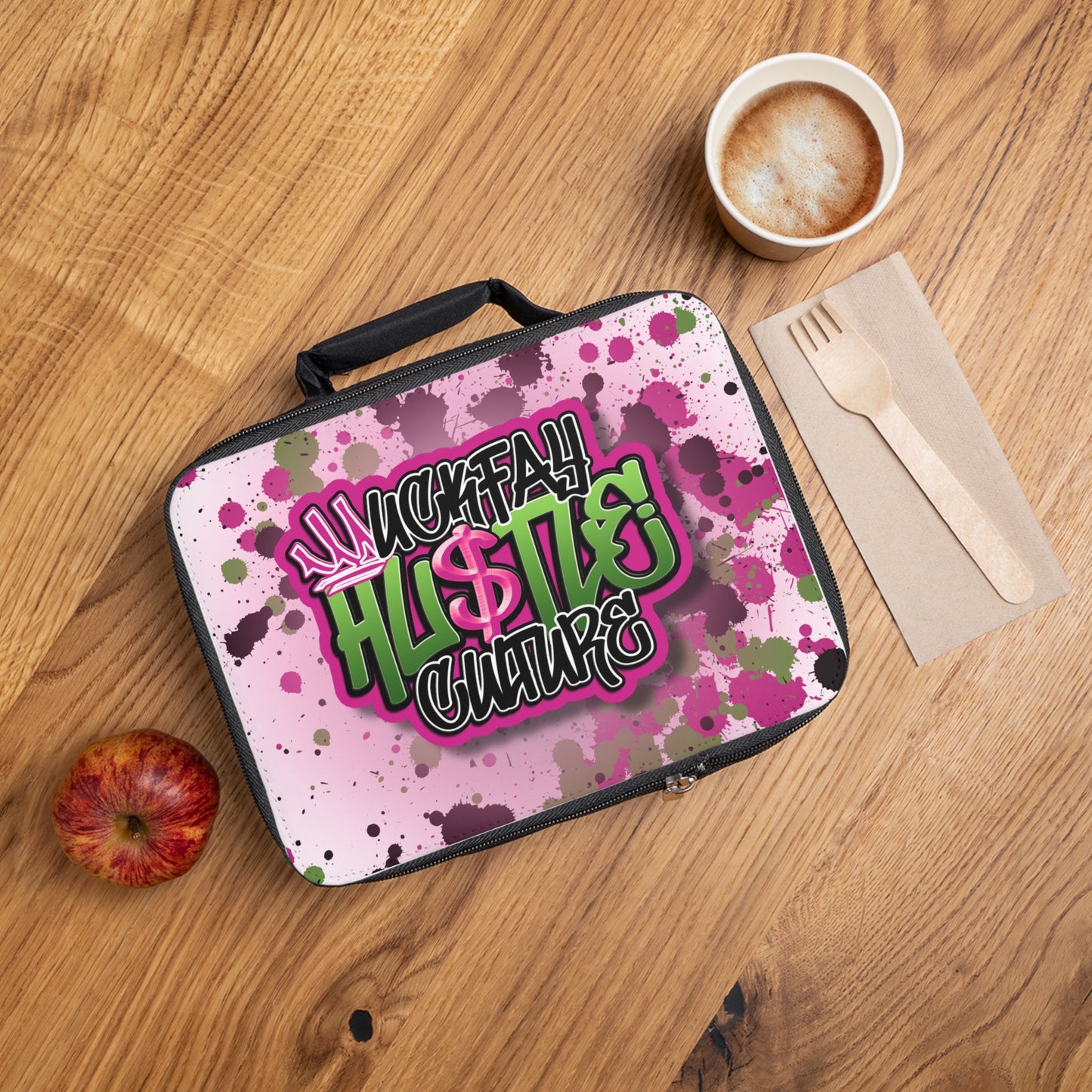 Uckfay Hu$tle Culture Lunch Bag