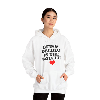 Being Delulu Unisex Heavy Blend™ Hooded Sweatshirt