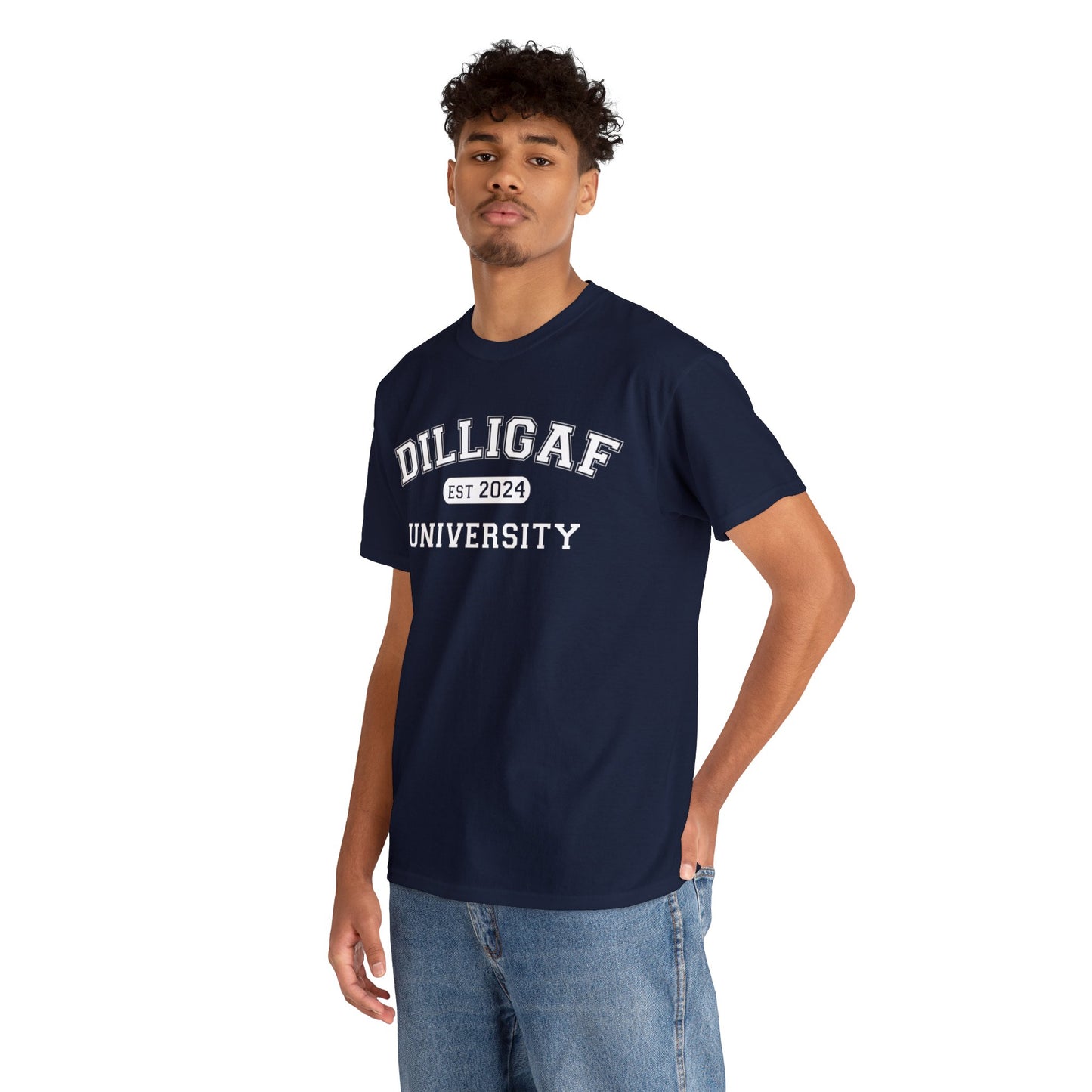 DILLIGAF University Unisex Heavy Cotton Tee