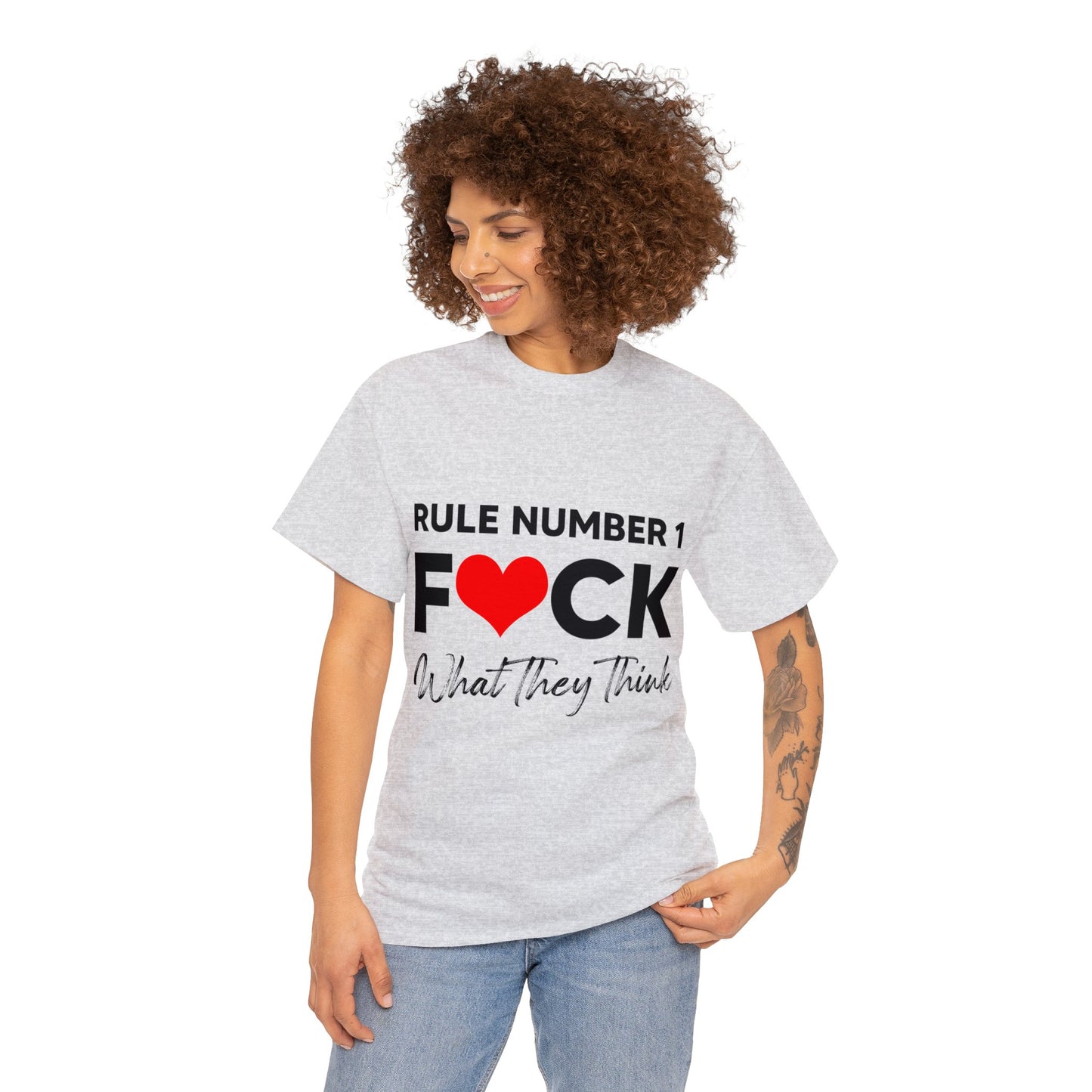 "Rule Number 1..." Unisex Heavy Cotton Tee