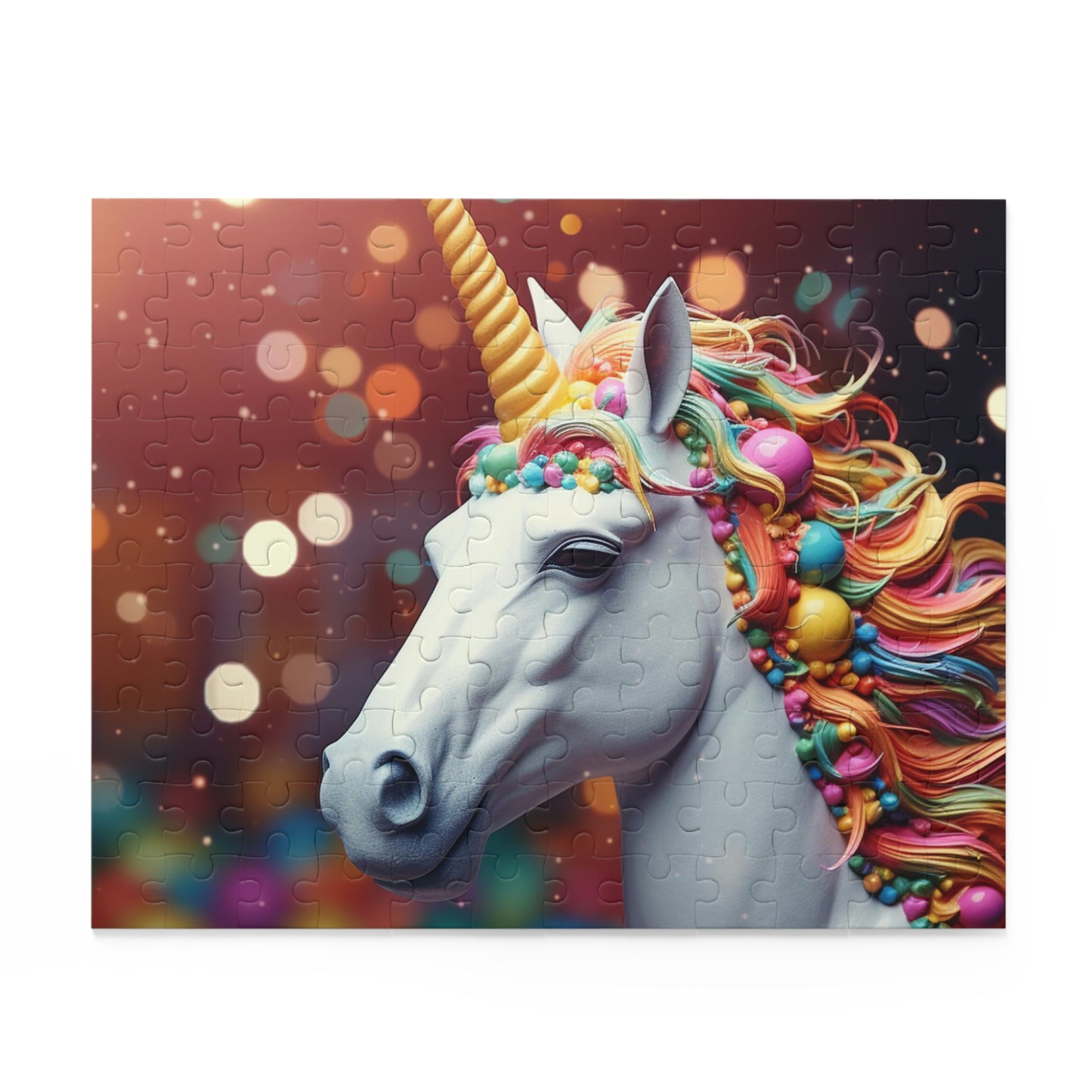 Radiant Rainbow Unicorn Puzzle (120, 252, 500-Piece)