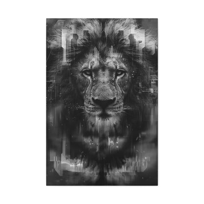 "King of the City" Canvas Gallery Wrap (Black and White)