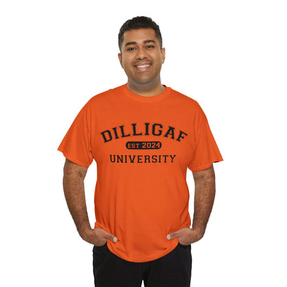 DILLIGAF University Unisex Heavy Cotton Tee