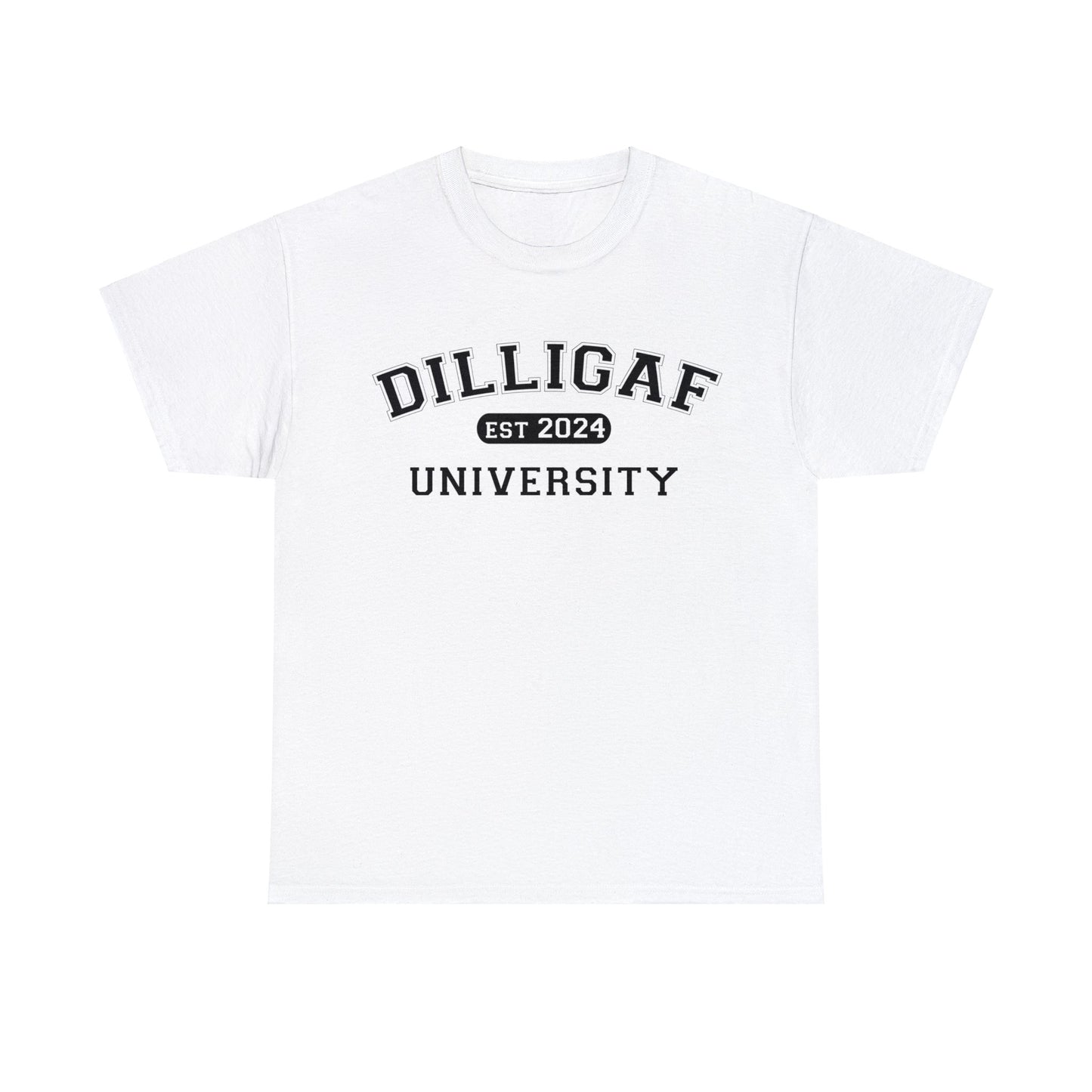 DILLIGAF University Unisex Heavy Cotton Tee