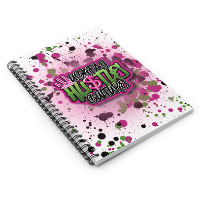 Uckfay Hu$tle Culture Spiral Notebook - Ruled Line