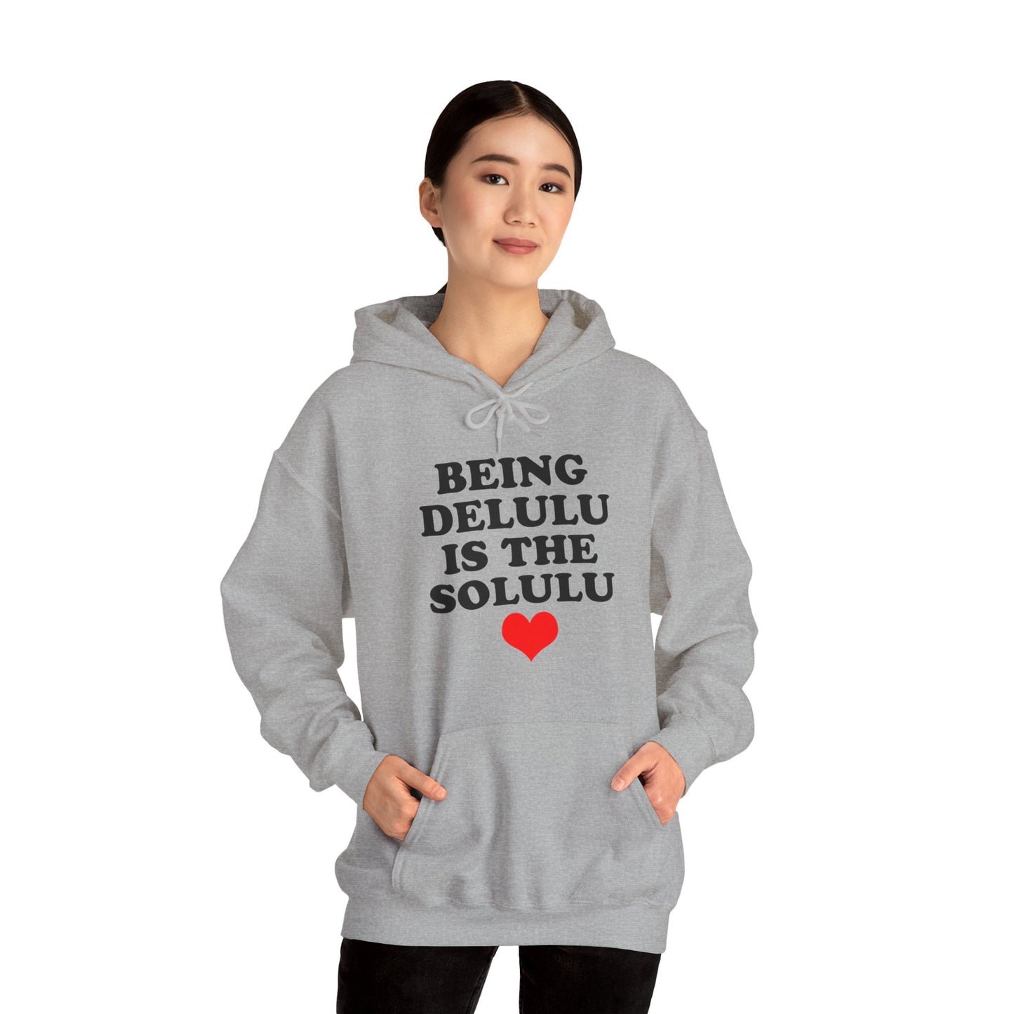 Being Delulu Unisex Heavy Blend™ Hooded Sweatshirt