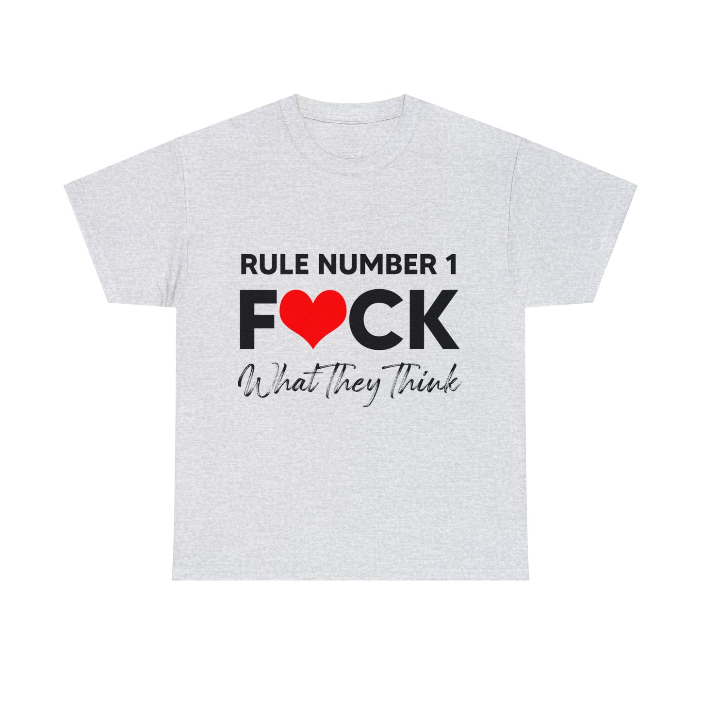 "Rule Number 1..." Unisex Heavy Cotton Tee