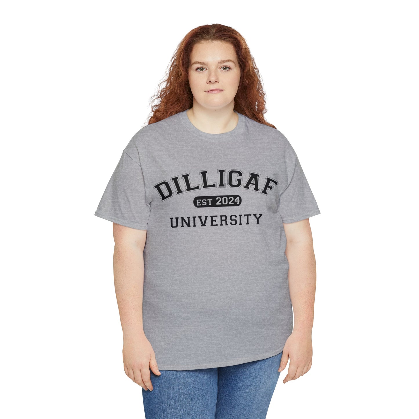 DILLIGAF University Unisex Heavy Cotton Tee