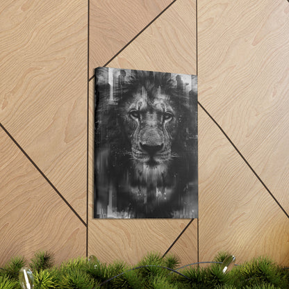 "King of the City" Canvas Gallery Wrap (Black and White)