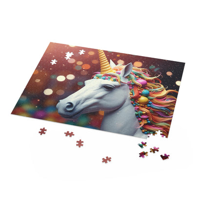 Radiant Rainbow Unicorn Puzzle (120, 252, 500-Piece)