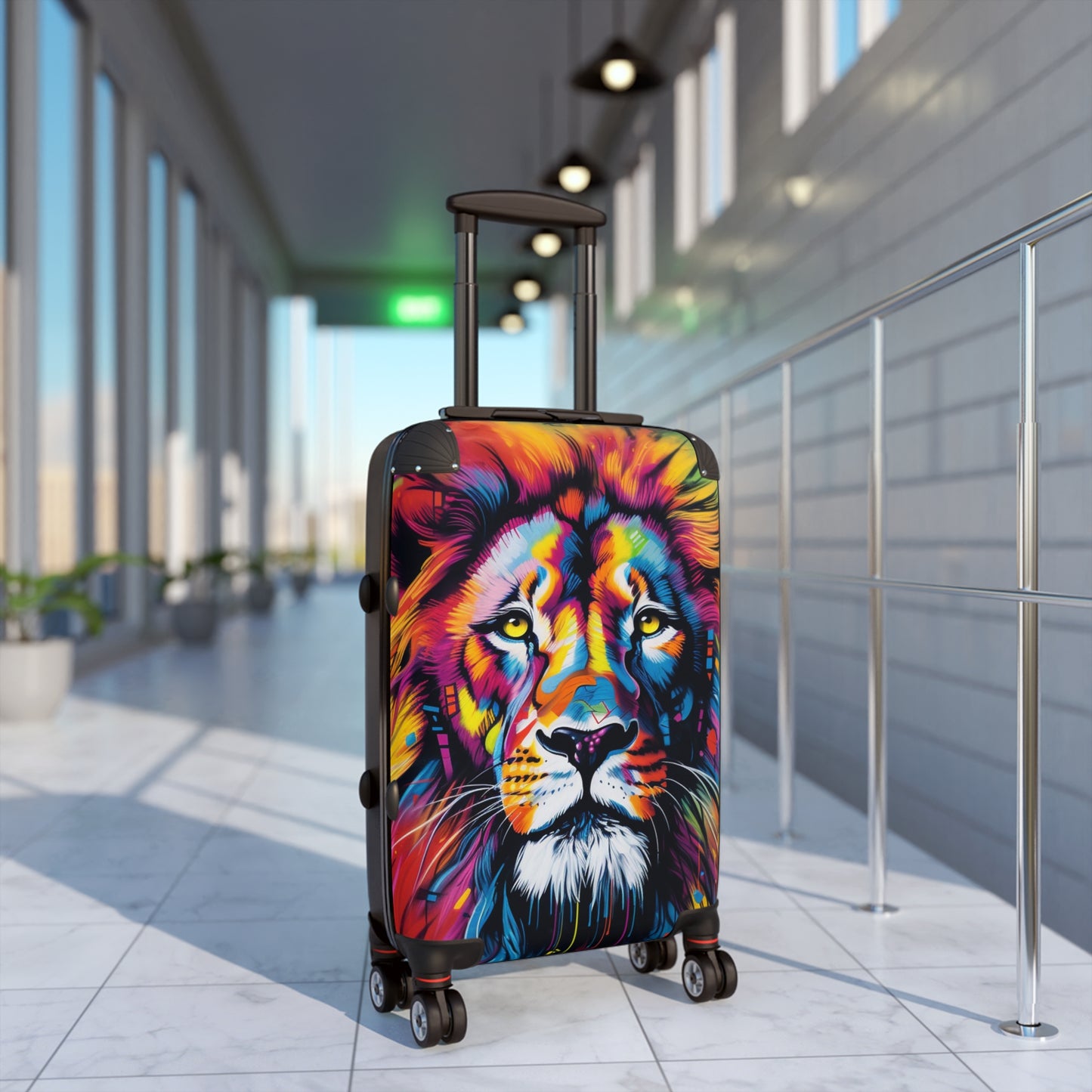 RoarArt Graffiti Lion Suitcase