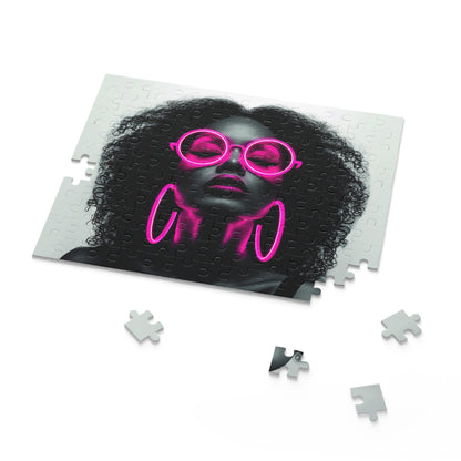 Pink Queen Glow Puzzle (120, 252, 500-Piece)