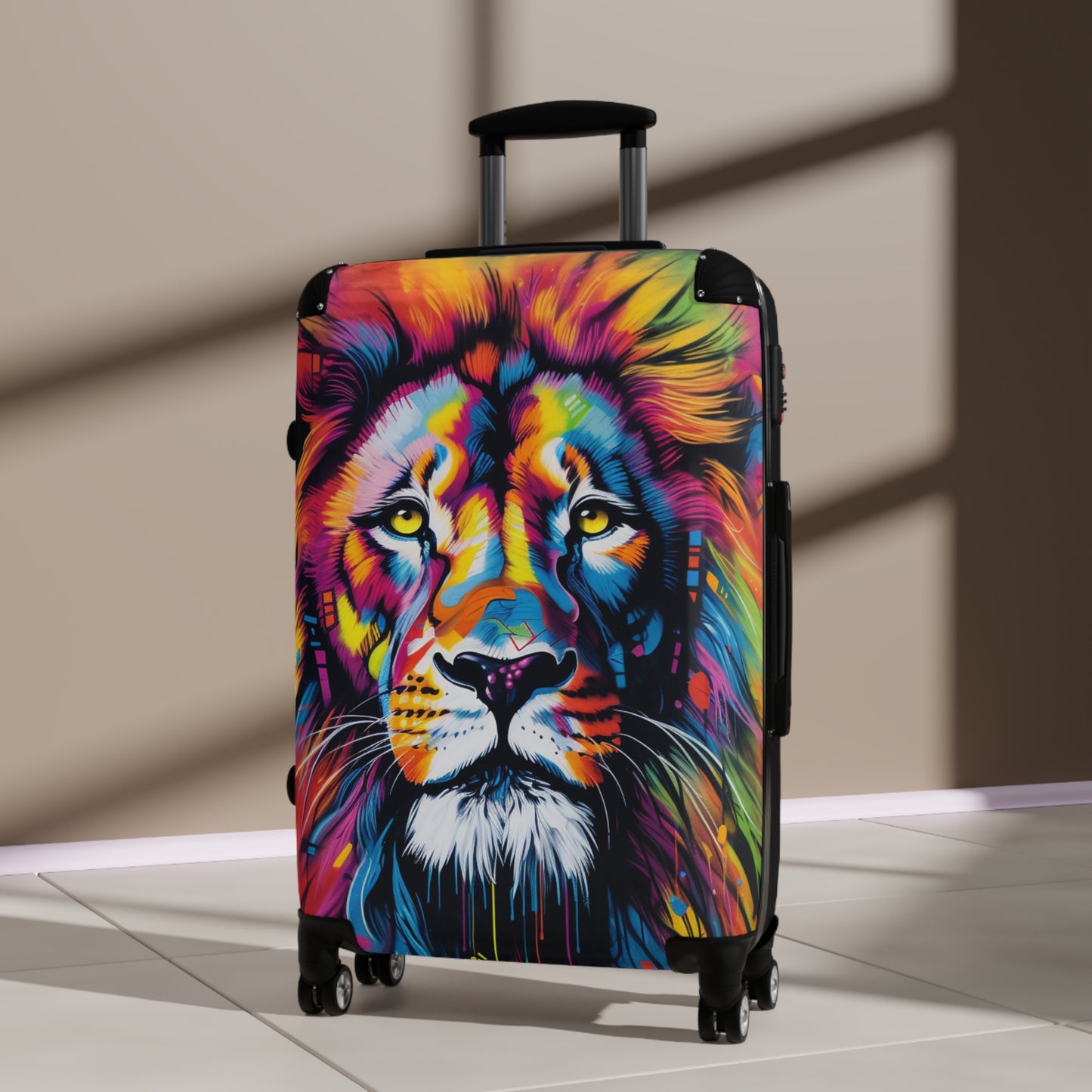 RoarArt Graffiti Lion Suitcase