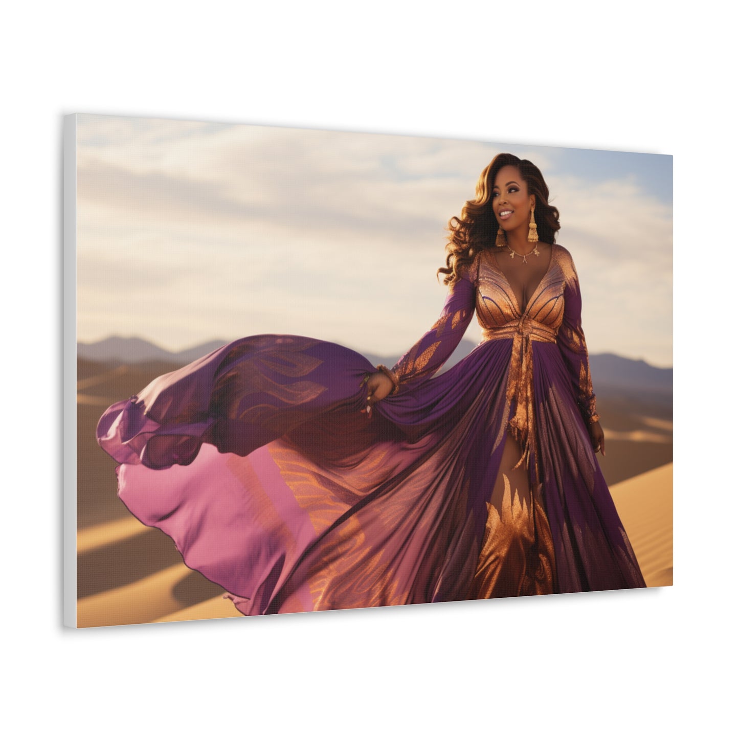 "Royal African Queen" Canvas Gallery Wrap