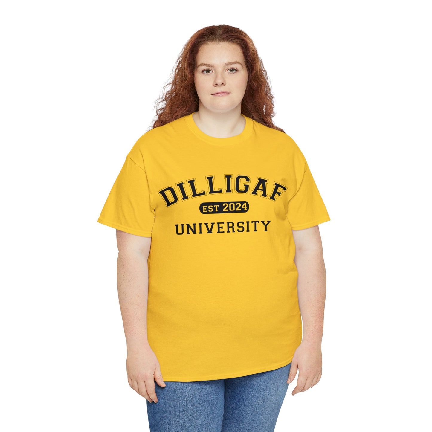 DILLIGAF University Unisex Heavy Cotton Tee