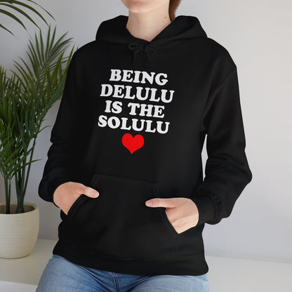 Being Delulu Unisex Heavy Blend™ Hooded Sweatshirt