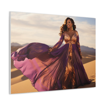 "Royal African Queen" Canvas Gallery Wrap