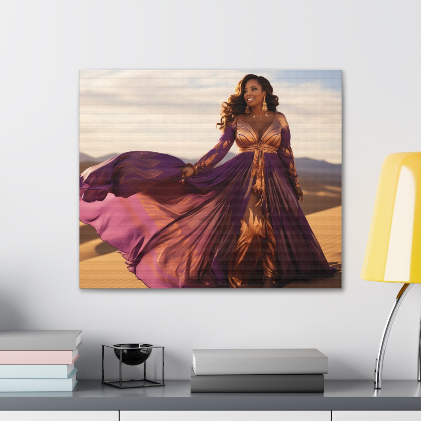 "Royal African Queen" Canvas Gallery Wrap