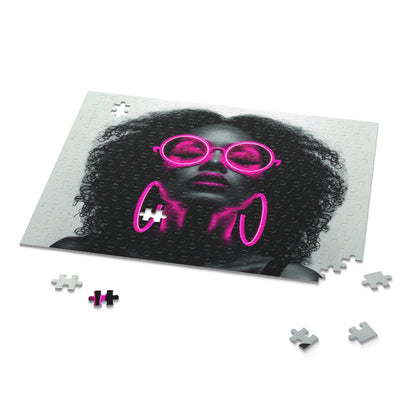 Pink Queen Glow Puzzle (120, 252, 500-Piece)