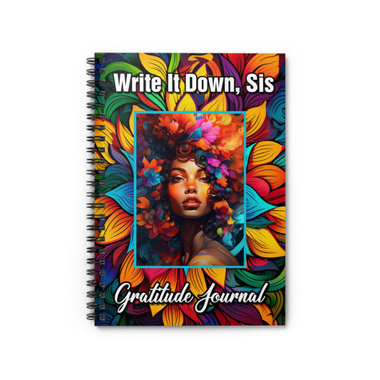 Blossom & Gratitude: A Journal of Joy Spiral Notebook - Ruled Line