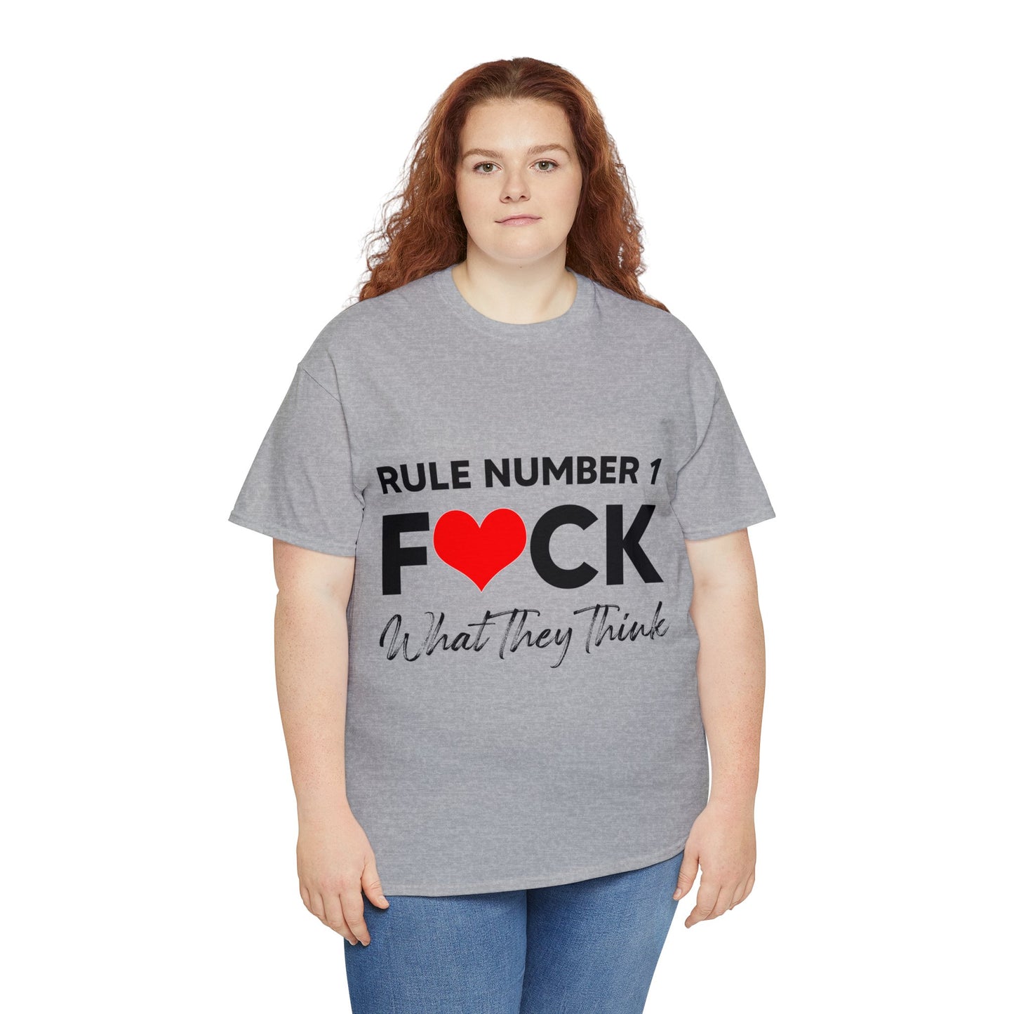 "Rule Number 1..." Unisex Heavy Cotton Tee