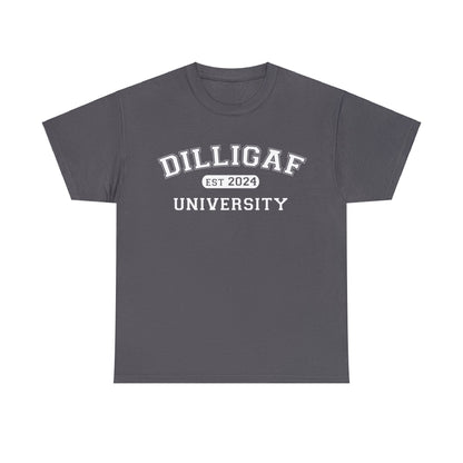 DILLIGAF University Unisex Heavy Cotton Tee