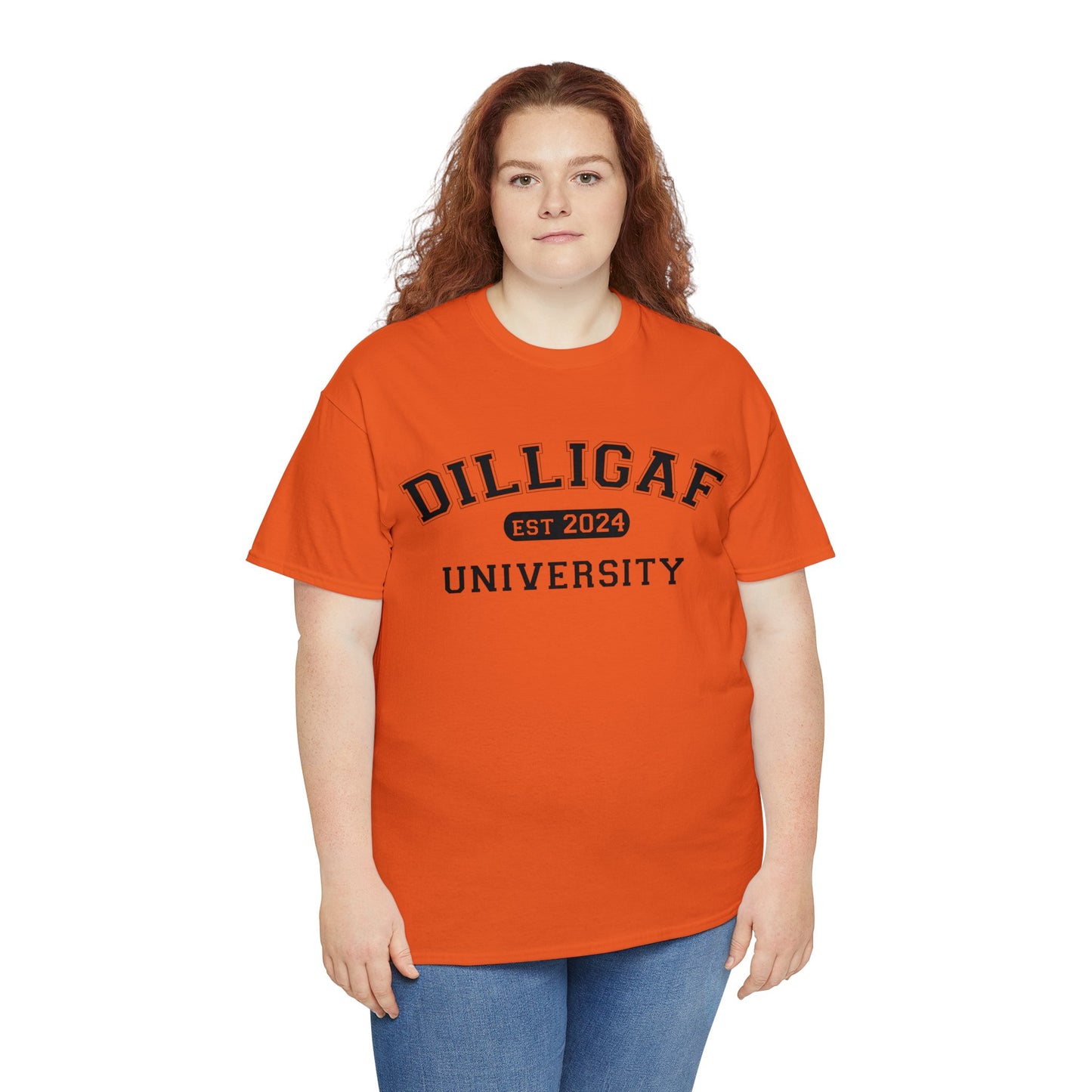 DILLIGAF University Unisex Heavy Cotton Tee