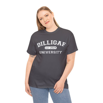 DILLIGAF University Unisex Heavy Cotton Tee