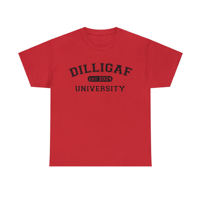 DILLIGAF University Unisex Heavy Cotton Tee