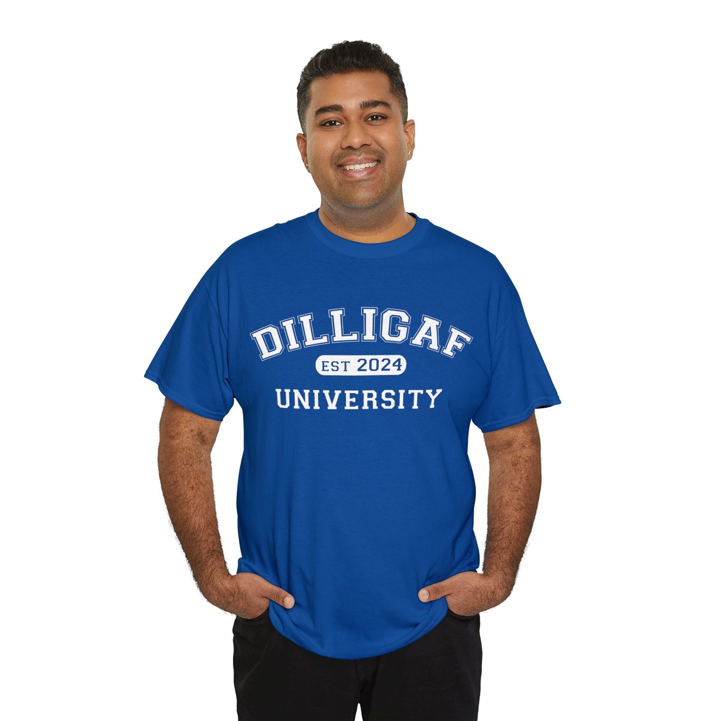 DILLIGAF University Unisex Heavy Cotton Tee