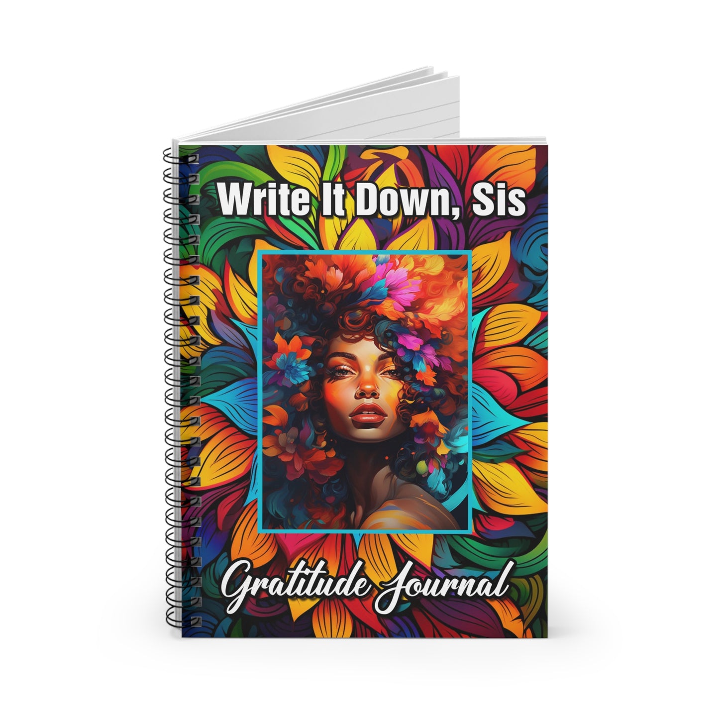 Blossom & Gratitude: A Journal of Joy Spiral Notebook - Ruled Line