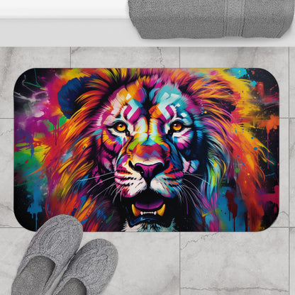 Lionheart Graffiti Bath Mat