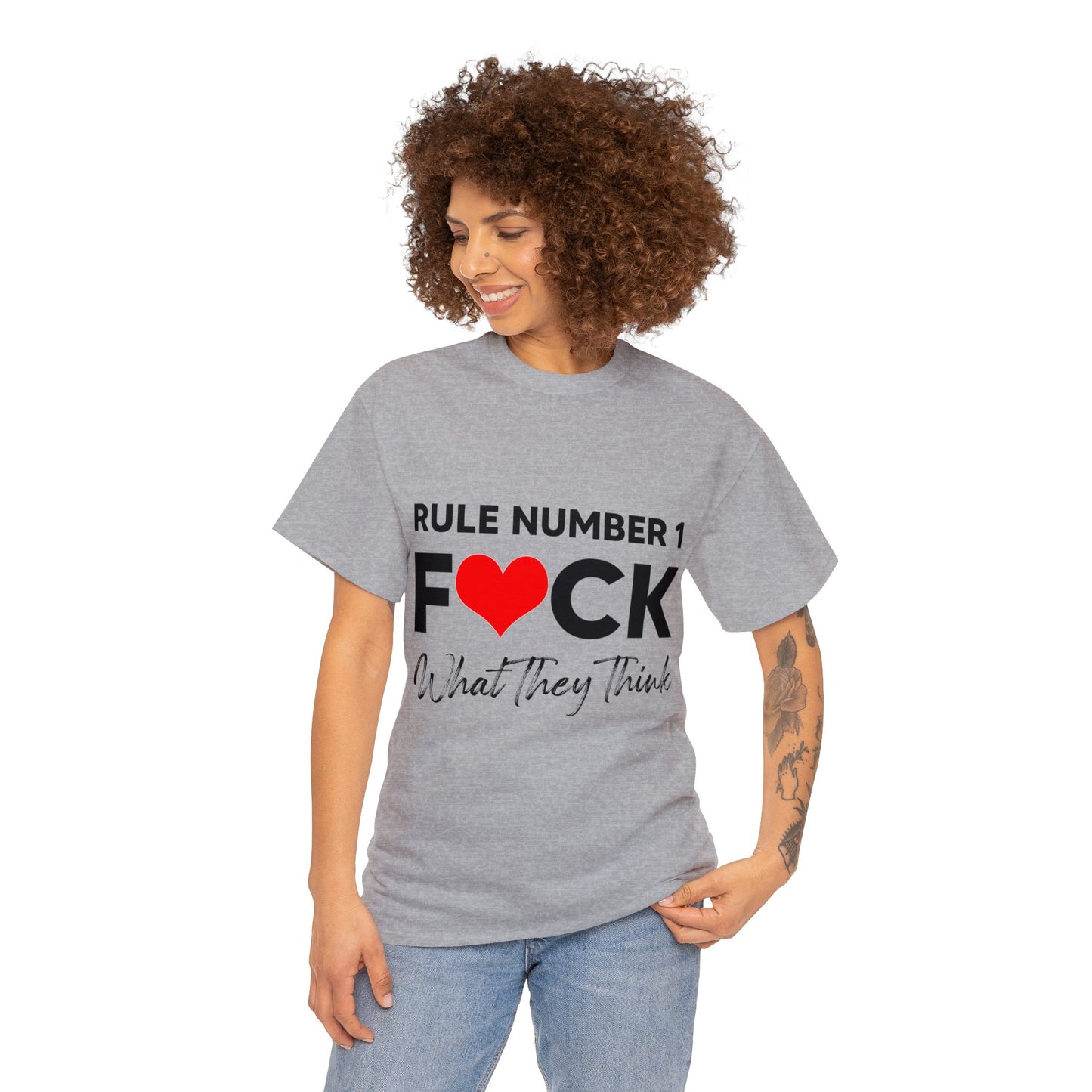 "Rule Number 1..." Unisex Heavy Cotton Tee