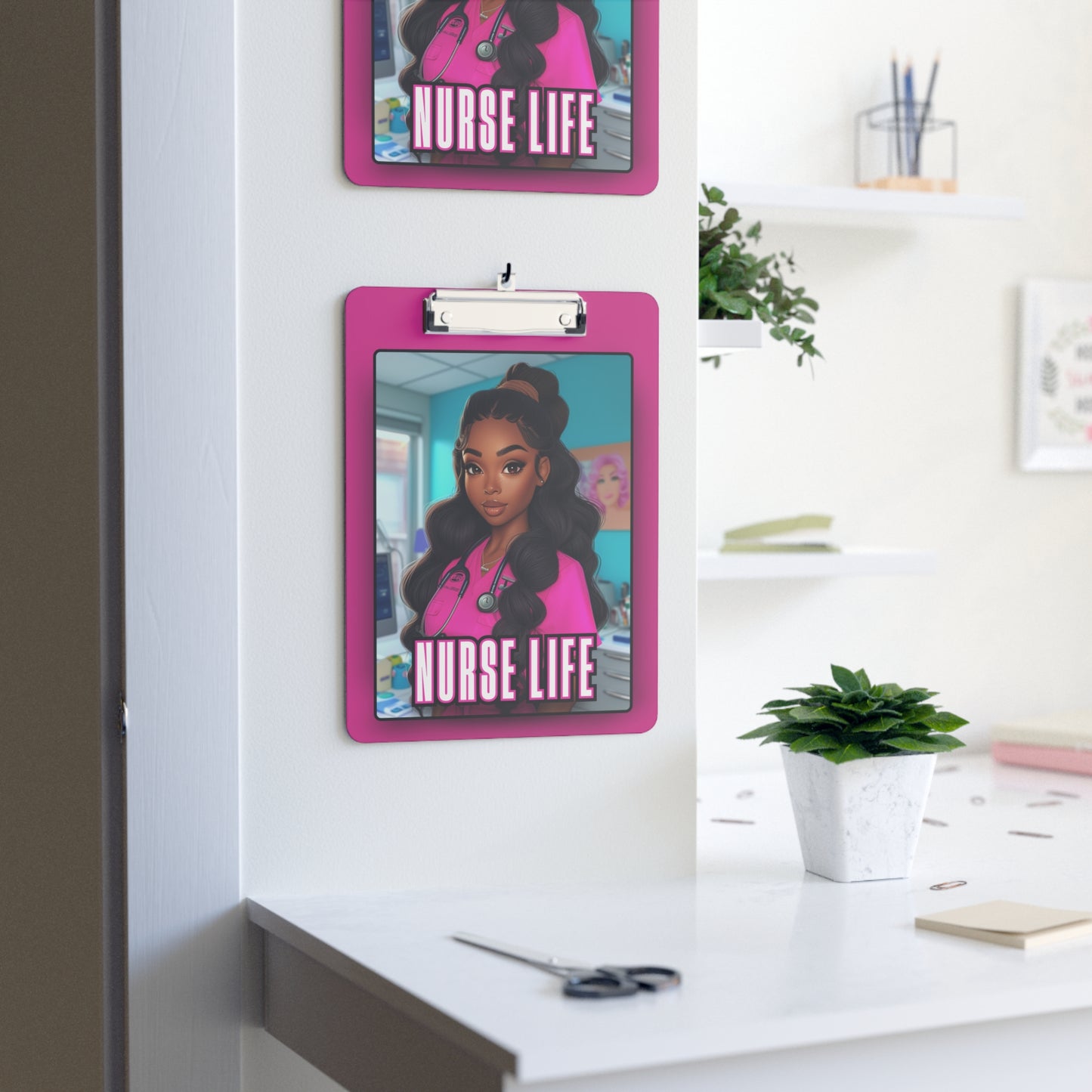 Pink Nurse Life Clipboard