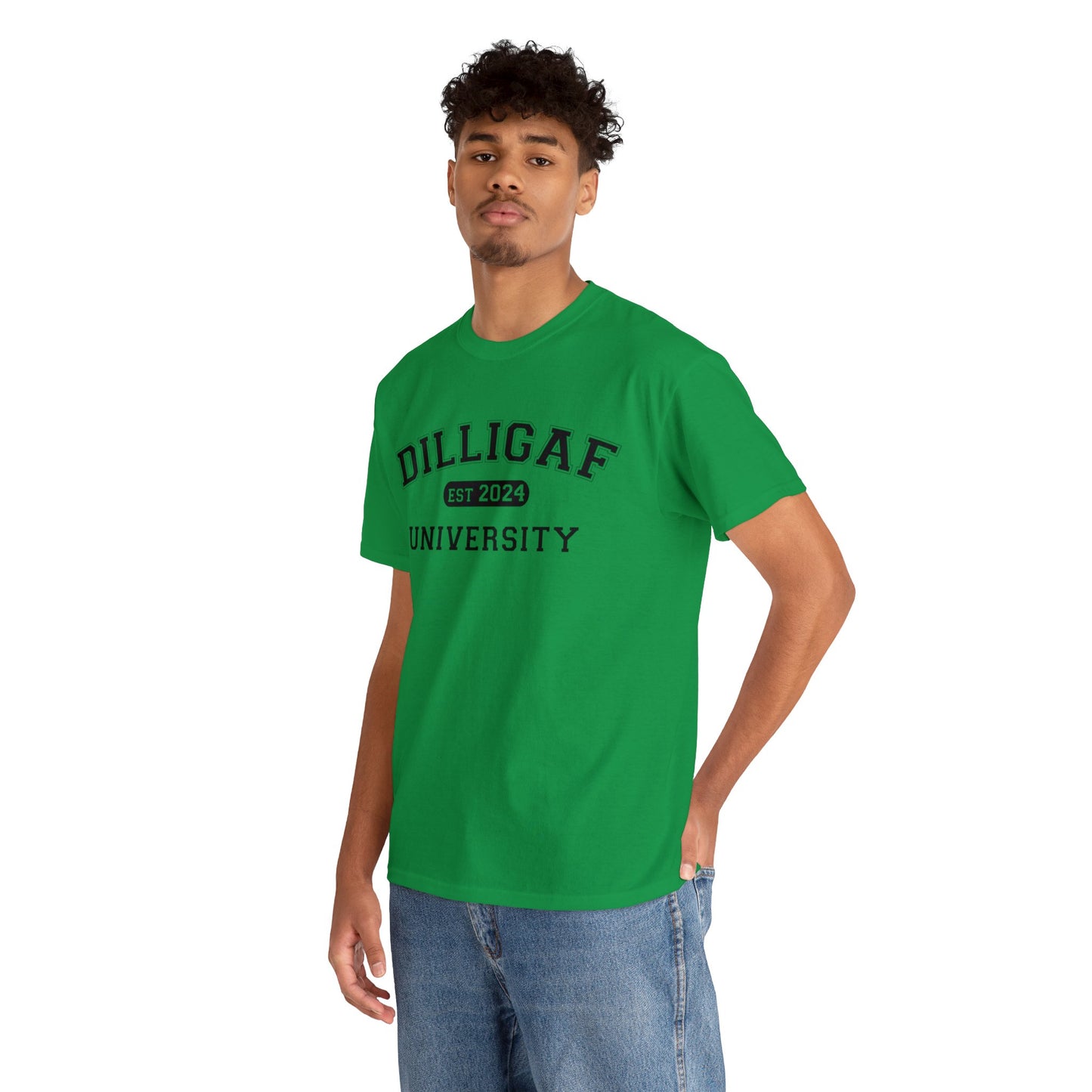 DILLIGAF University Unisex Heavy Cotton Tee