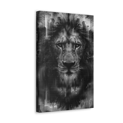 "King of the City" Canvas Gallery Wrap (Black and White)