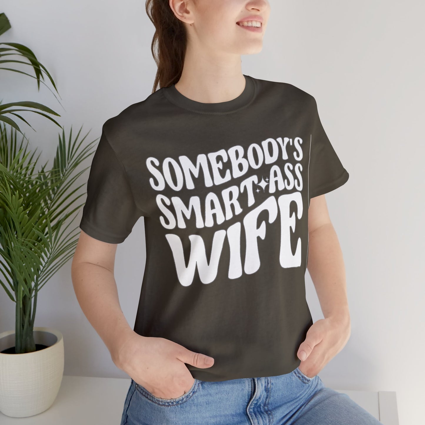 Somebody's Smart Wife Jersey Short Sleeve Tee