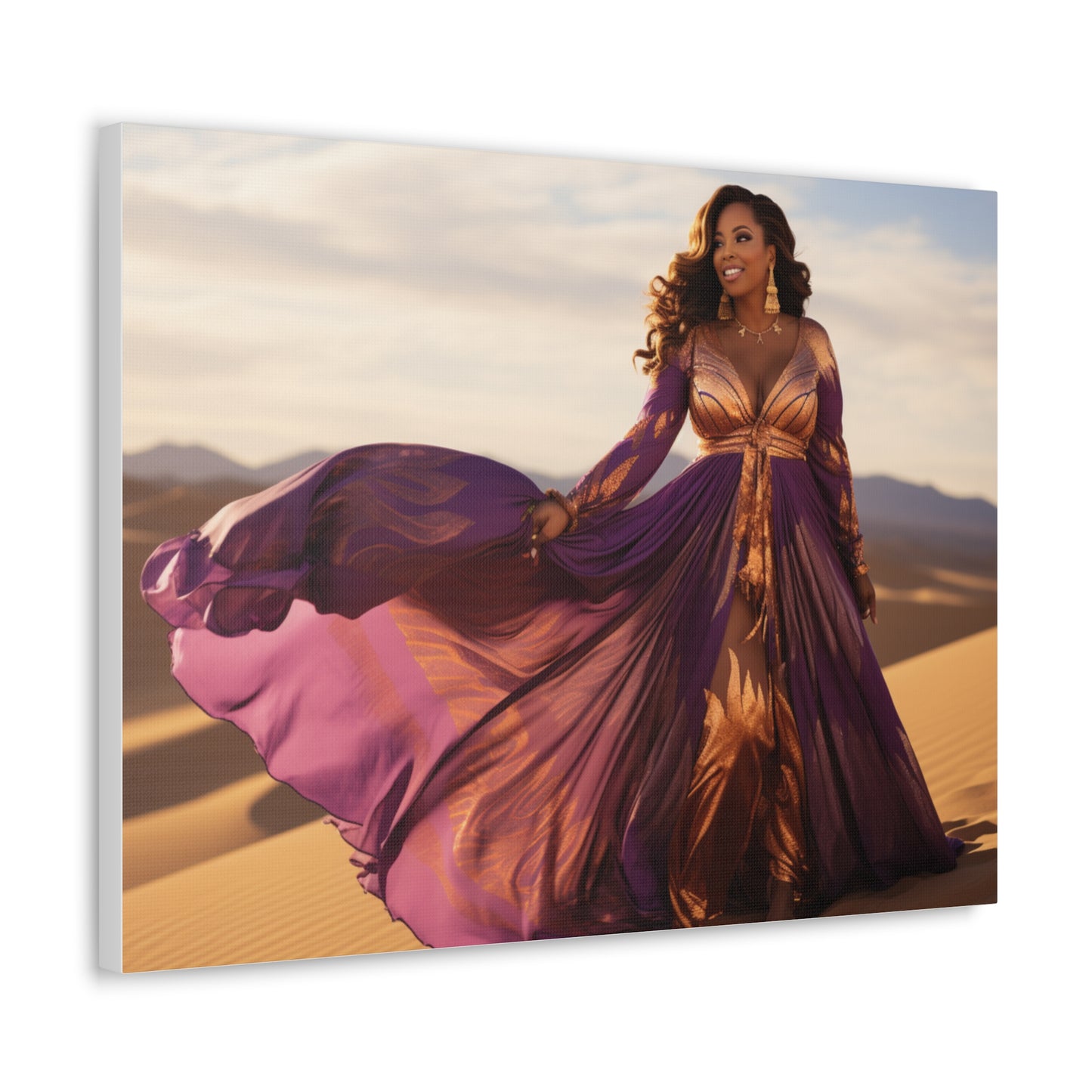 "Royal African Queen" Canvas Gallery Wrap